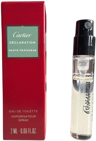 Cartier - Declaration Haute Fraicheur - 2ml Eau de Toilette Original Sample