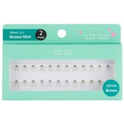 ccam bbak - Original Eyelash 2 Points - 13 Types 10mm Brown