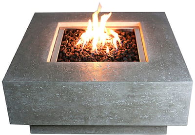 Elementi Manhattan Fire Table Gas (Licht Grijs)