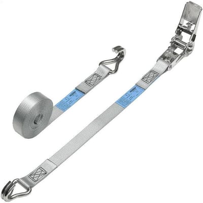 Spanband Roestvrij Staal - Bevestigingsband Ratel - Lading Zekeren - AISI 304 Roestbestendig - 5 Meter 25mm - Zilver