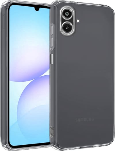 Hoesje - Geschikt voor Samsung Galaxy A07 - Sterk & Shockproof - Siliconen Case - Hoes Cover - Telefoonhoes - Transparant