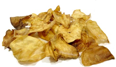 Qwisple Runderoren zonder pit - Hondensnacks Gedroogd Rund - 50 stuks