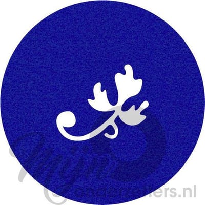 Design shapes 1 vilt onderzetters - Donkerblauw - 6 stuks - 10 x 10 cm - Tafeldecoratie - Glas onderzetter - Cadeau - Woondecoratie - Tafelbescherming - Onderzetters voor glazen - Keukenbenodigdheden - Woonaccessoires - Tafelaccessoires