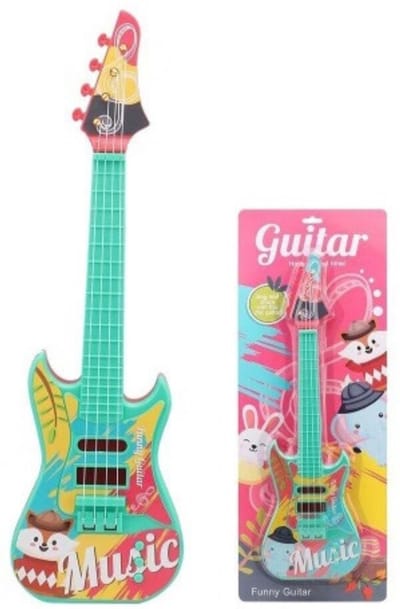 Ultiluxe® Speelgoed gitaar - Kindergitaar - Muziek speelgoed - 49 cm - Speelgoed instrument - Gitaar - Multicolor