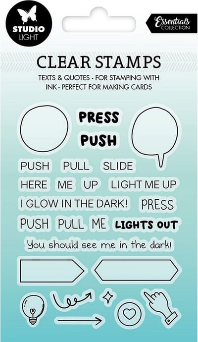 Clear stamps A6 Interactions - Light up your craft nr. 276