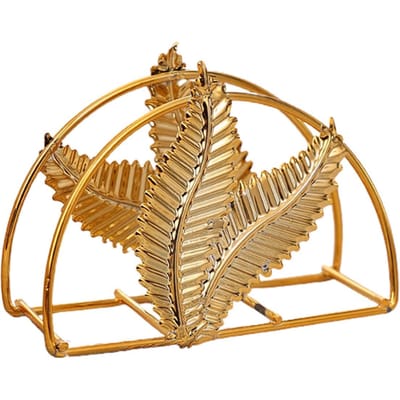 Nieuwe Gouden Servethouder Tissuehouder Hotel Servethouder Servethouder Metalen Kunsthandwerk Huis Decoratief Bureauaccessoires