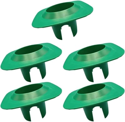 Gazonsproeier Hoes - Beschermkap Sproeier - Gazon Onderhoud - Blokkeert Gras Onkruid - 18 x 10 x 15 cm - Groen