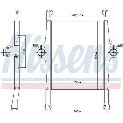 Intercooler NISSENS 97022