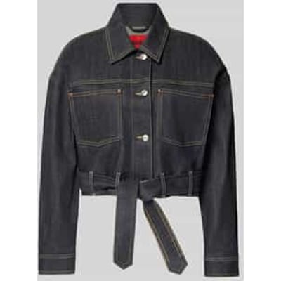 Oversized jeansjack van katoenmix, model 'GALATA'