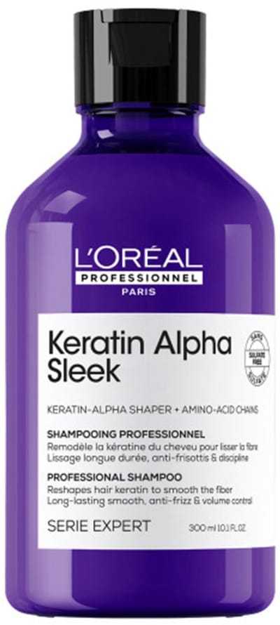 L'oreal Professionnel Shampoo Frizz En Volumecontrole L'oreal Professionnel - Keratin Alpha Sleek Shampoo - Frizz- En Volumecontrole