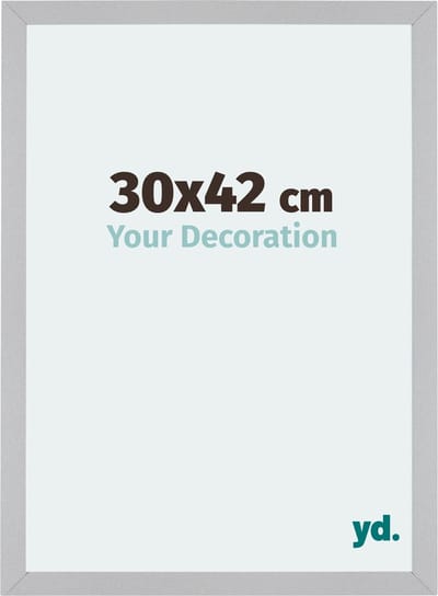 Your Decoration - Fotolijst 30x42 cm - MDF - Zilver Mat - Mura