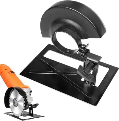 Haakse Slijper Beugel - Snijgeleider Mal - Precisie Metaalbewerking - Trillingsreductie Mechanisme - 13.8 x 9 x 15 cm - Grijs