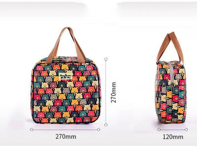 Schattige Beer Toilettas Voor Dames - Waterdichte Oxford Make-up Tas Met Grote Capaciteit - Kleurrijk Reisaccessoire Voor Vakantie En Dagelijks Gebruik - Stevig En Lichtgewicht
