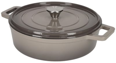 JENS Living Gietijzeren Braadpan 28CM – Hoogwaardige Stevige Koekenpan voor Inductie, Oven & Barbecue