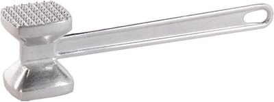 Vleeshamer Aluminium Dubbelzijdige 22,5 cm - Vleesvermalser - Vleesklopper - Hamer voor Vlees - Schnitzelhamer