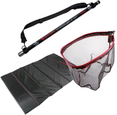 Ultimate Predator Streetfishing Net 4.00m + Unhooking Mat - Roofvis Set