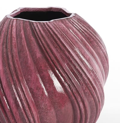 Light&living Vaas deco Ø65x60 cm YATUNG glans aubergine
