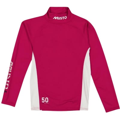 Musto Kinderen/Kids Champ Zonnebrand Gym Rash Top (Roze)