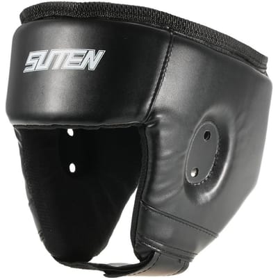 Casque d'entraînement de boxe, casque de protection pour arts martiaux, casque de combat, équipement de protection du visage noir