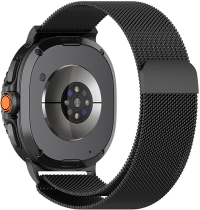 YONO Milanese Band geschikt voor Samsung Galaxy Watch 8 - 40/44mm - Classic - Zwart