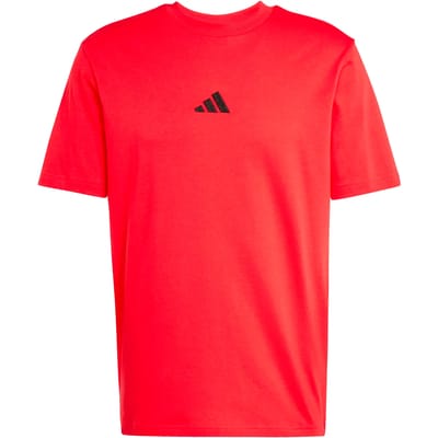 Adidas Essentials Small Logo Single Jersey T-shirt Met Korte Mouwen Rood,Oranje 4XL / Regular Man