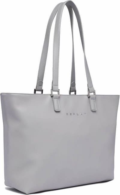 REPLAY Schoudertas Shopper Shoulder Bag Cement Grey Grijs
