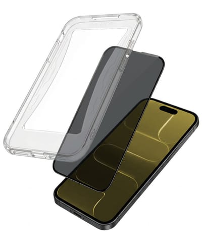 Anti-Spy Screenprotector - Geschikt voor Apple iPhone Air - Met Installatie Kit - Flexibel Glas - Privacy Beschermglas - Tempered Glass - Screen Protector