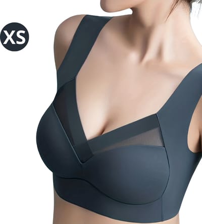 Livano BH Zonder Beugel - Zonder Bandjes - Push-up Bh's - Comfort Bh - Marineblauw XS