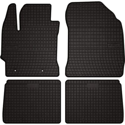 Wielganizator SolidPRO - Rubber Auto Matten - Toyota Corolla E16 - Aanpasbaar - Zwarte Kleur