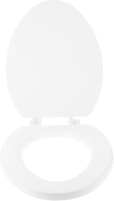 Toiletzitting - Toiletdeksel - Dagelijks Gebruik - Zacht Sluitend - 45.5x35.5cm - Wit