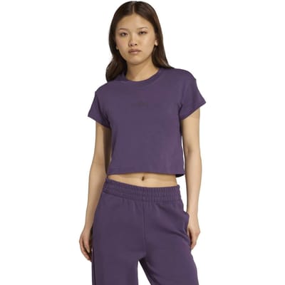 Adidas Sportswear Future Icons Small Logo Baby T-shirt Aurora Plum Maat: M | Sport Shirts Outlet | Dames | Paars
