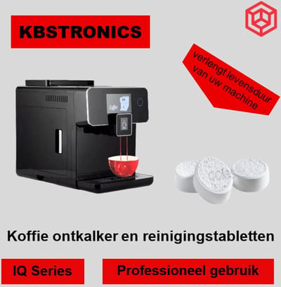 koffiemachine reinigingstabletten - 6 volwaardige reinigingsbeurten - Kbstronics ontkalker -