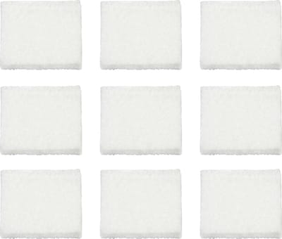 AMIG Anti-krasvilt - 24x - wit - 25 x 25 mm - vierkant - zelfklevend - meubel beschermvilt