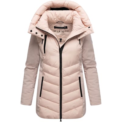 Marikoo dames winterjas Tivaa XVI met softshell & afneembare capuchon