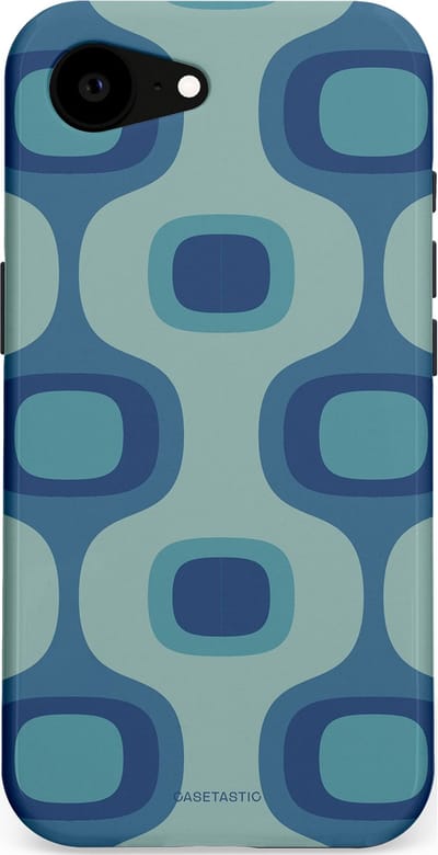 Casetastic Hoesje Geschikt voor Apple iPhone 16e Magsafe - Stijlvolle Beschermende Duo-layer Case - Vintage Flow
