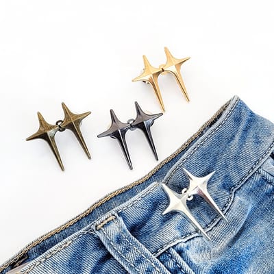 8 Stuks Taille extender - Broekverkleiner - Broek verkleiner haak - Knoop - Broek smaller maken - Verstelbare tailleband clips - Clips - Handig in gebruik - LOUZIR