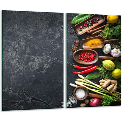 TMK ArtDeko - Snijplank - Glas - 30x52 cm - Inductie