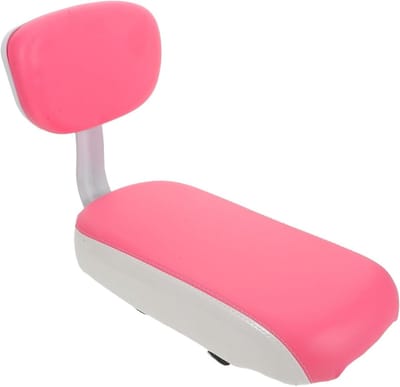 Fiets Achterzitje - Comfort Zadel - Comfortabel Fietsen - Met Rugsteun - 32.8cm - Multicolor