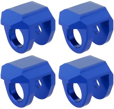 Store_8 - Afstandsbediening Cap Protector - Schokbestendig - Blauw - Aluminiumlegering - Geschikt voor modellen - 4 stuks