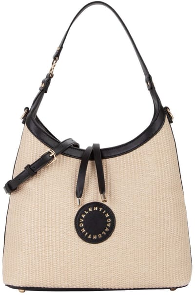 VALENTINO schoudertas Saylor Hobo Bag Natural / Nero beige