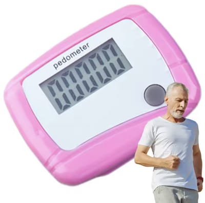 Roze Stappenteller - Stappen teller - Stappentellen - Roze - Afvallen - Afstandmeter - Dieet - Gezondheid - Pedometer - Calorieën - CHPN