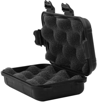 By shayne - Outdoor Plastic Opbergdoos - Waterdichte Shockproof Box - Handig voor buitengebruik - Zwart - Duurzaam en sterk - Geschikt voor storing e.