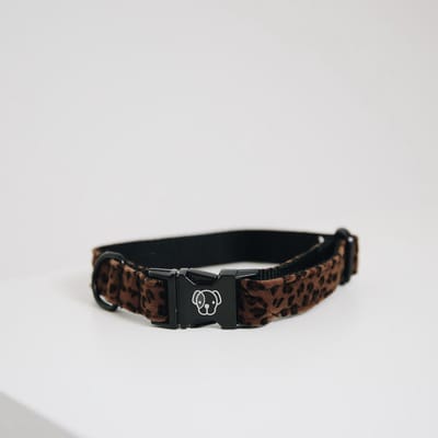 Kentucky Dogwear Hondenhalsband Luipaardprint - Bruin L - 42-68cm