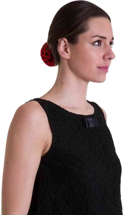Dancing Days - BETTY Haarnet/Snood - Rood