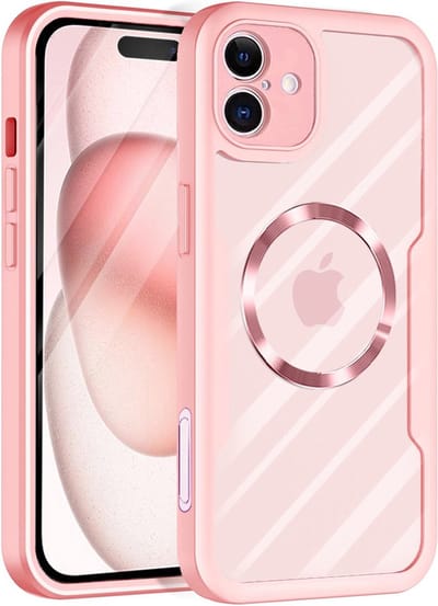 Hoesje geschikt voor Apple iPhone 16 Plus - Techsuit ColorVerse 360 Case met Screenprotector - Geschikt voor MagSafe - Roze