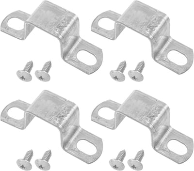 Connector Beugel - U-vormige Klem - Bevestigen Leuningen - Roestvrij Staal 304 - 20mm Groef - Zilver