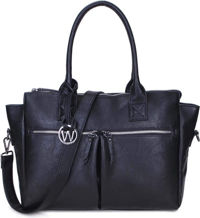 Wimona Catarina One 2031 Schoudertas / Laptoptas - Zwart