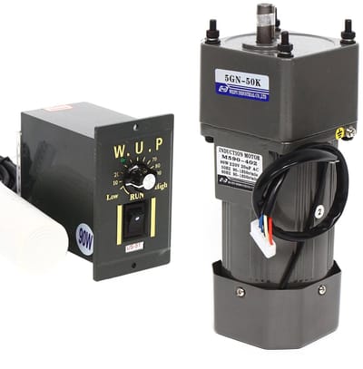 AC Motor - Gelijkstroommotor Tandwielmotor - Industriële Toepassingen - Variabele Snelheid - 21 Nm - Grijs