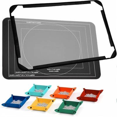 Legpuzzelbord - Puzzelmat - Puzzels Maken - Stofbestendige Kap - 32x22 Inch - Zwart