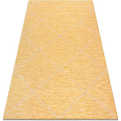 Kleden Rugsx Sisal tapijt SISAL PATIO 3075 diamanten geel 155x220 cm
